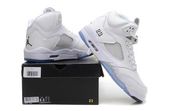 Air Jordan 5 Retro White/Metallic Silver