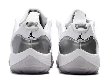 Air Jordan 11 White Silver