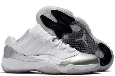 Air Jordan 11 White Silver