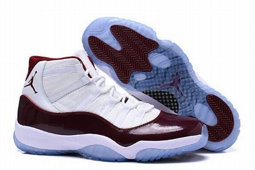 Air Jordan 11 Retro White Wine Red