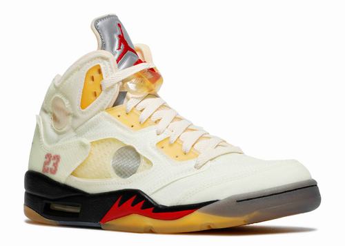 Off-White X Air Jordan 5 Retro Sail