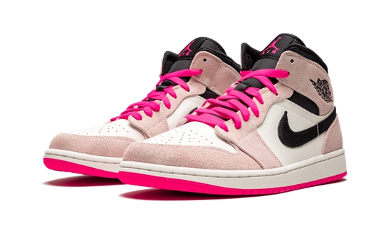 Air Jordans 1 MID SE “Crimson Tint/Hyper Pink”852542-801